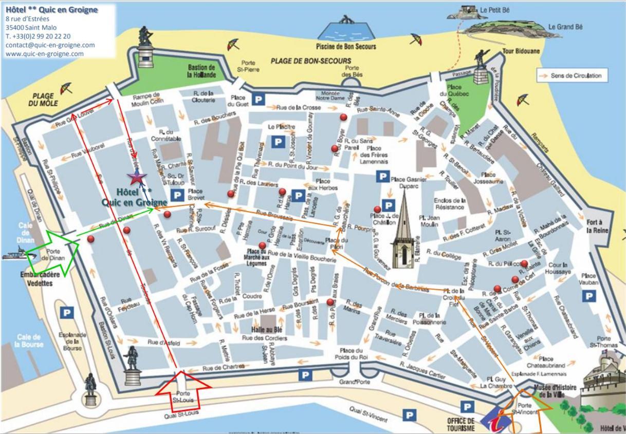 Hotel Quic En Groigne Saint-Malo Kültér fotó